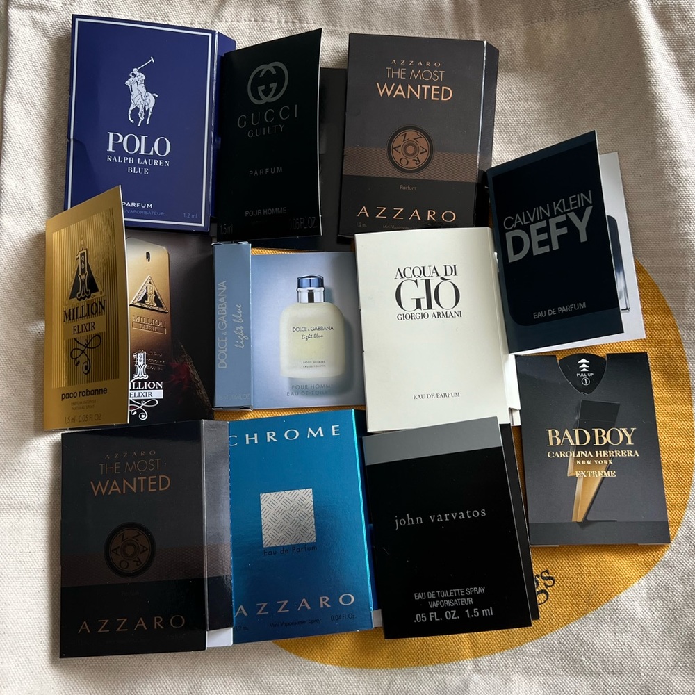 Men’s Fragrance Samplers Set of 10